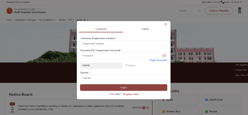 SSC CGL Recruitment 2026