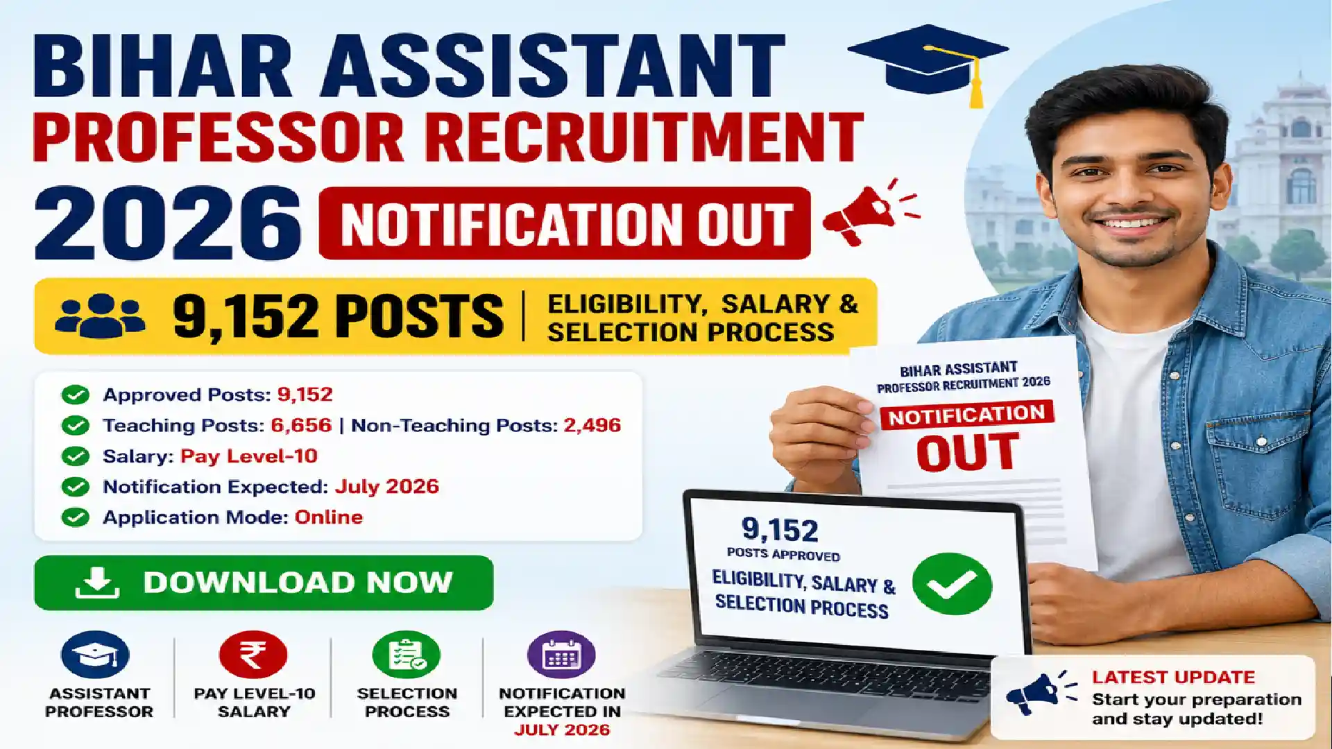 Bihar Assistant Professor Recruitment 2026