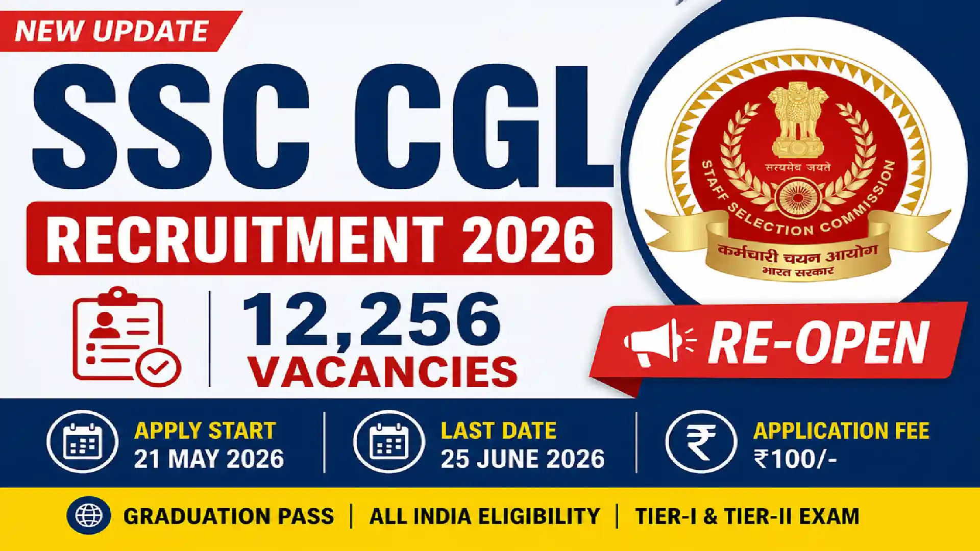SSC CGL Recruitment 2026
