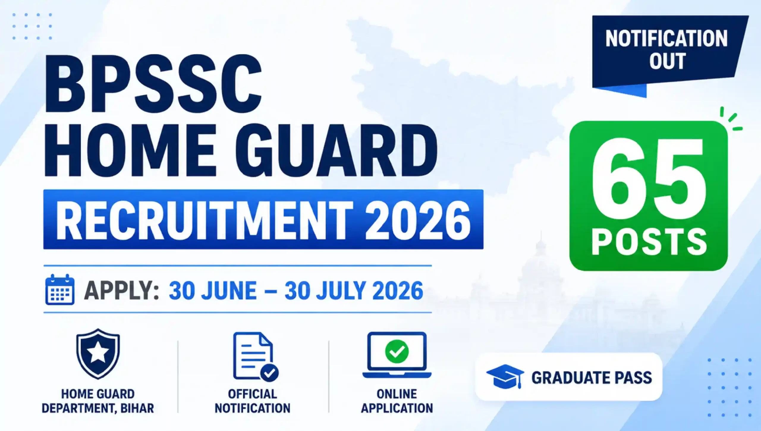 BPSSC Bihar Home Guard Company Commander Recruitment 2026