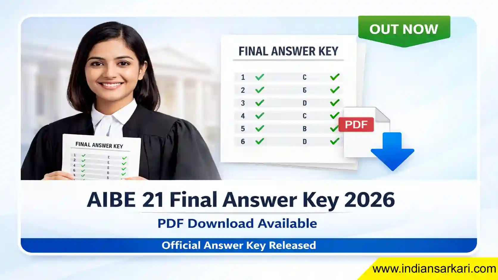 AIBE 21st Final Answer Key 2026
