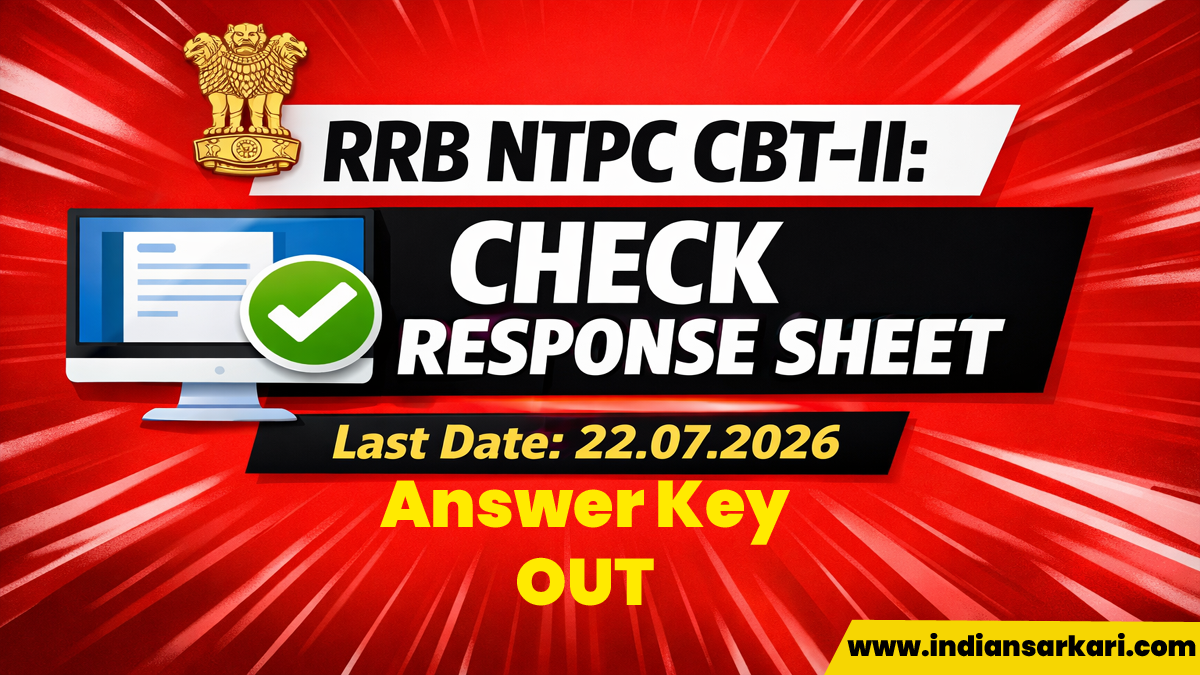 RRB NTPC CBT-II Answer Key 2026
