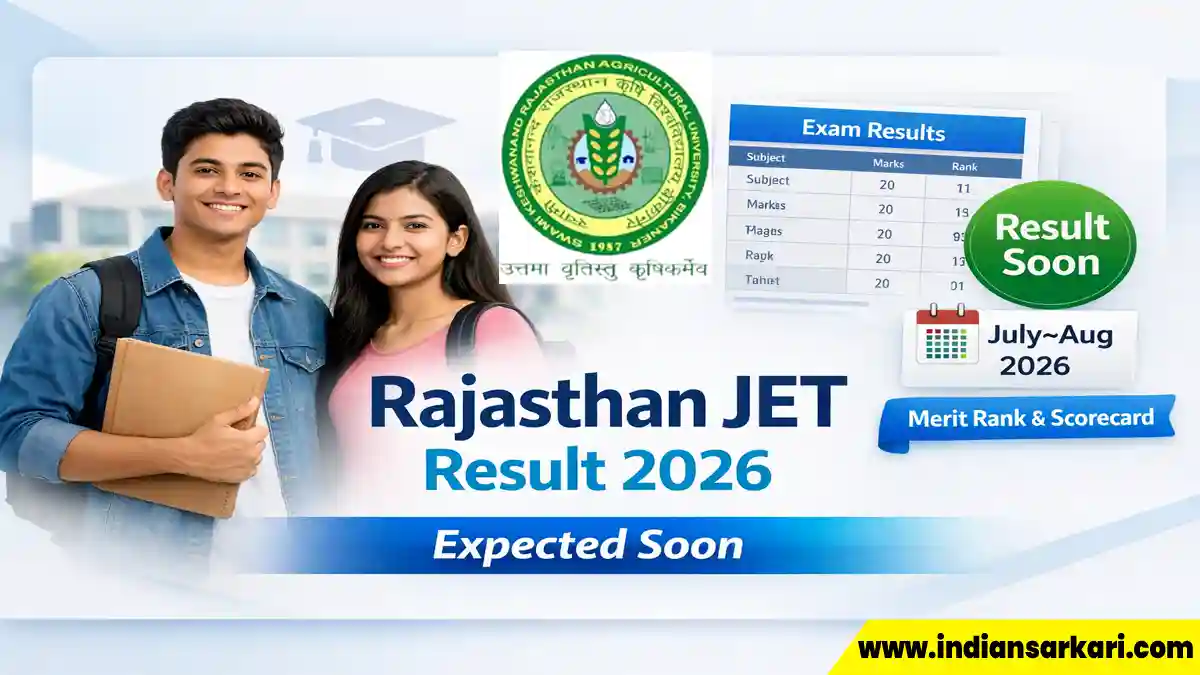 Rajasthan JET Result 2026