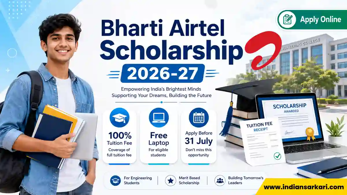 Bharti Airtel Scholarship 2026-27