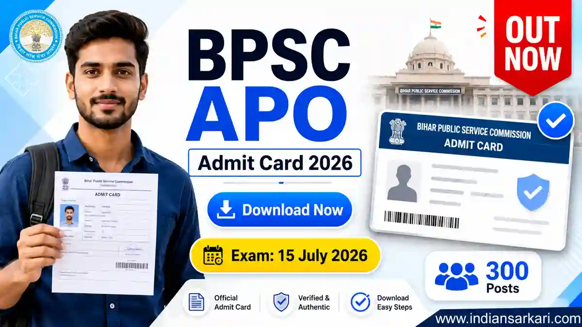 Bihar BPSC APO Admit Card 2026