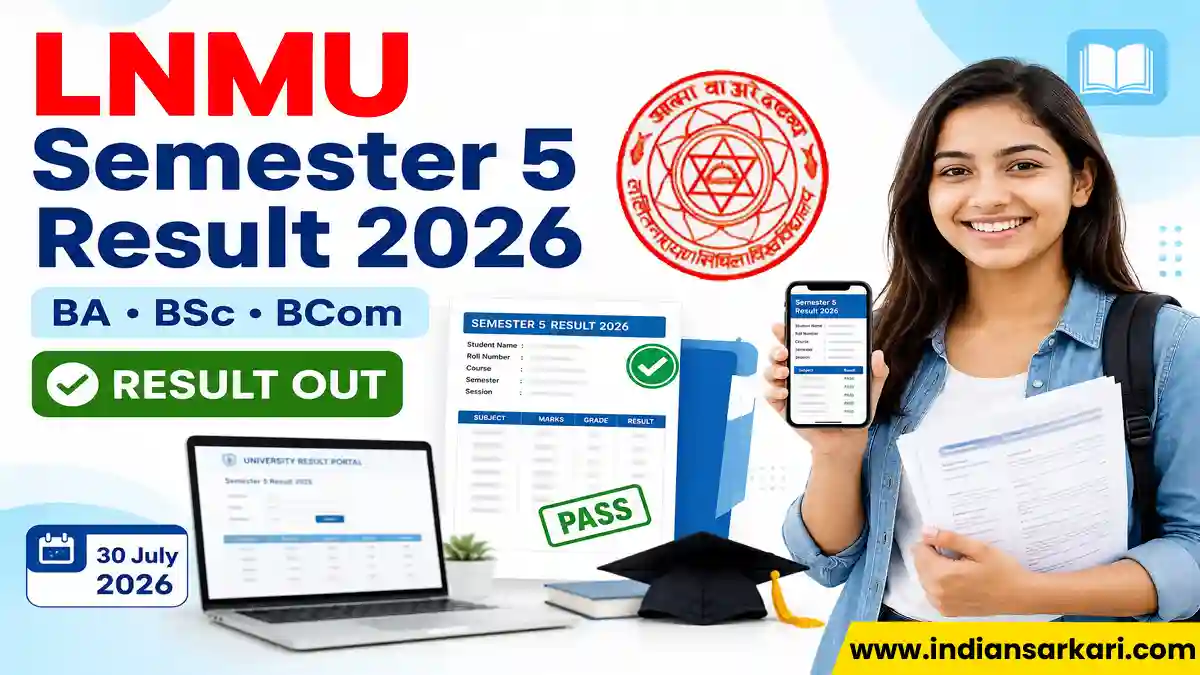 LNMU Semester 5 Result 2023-27