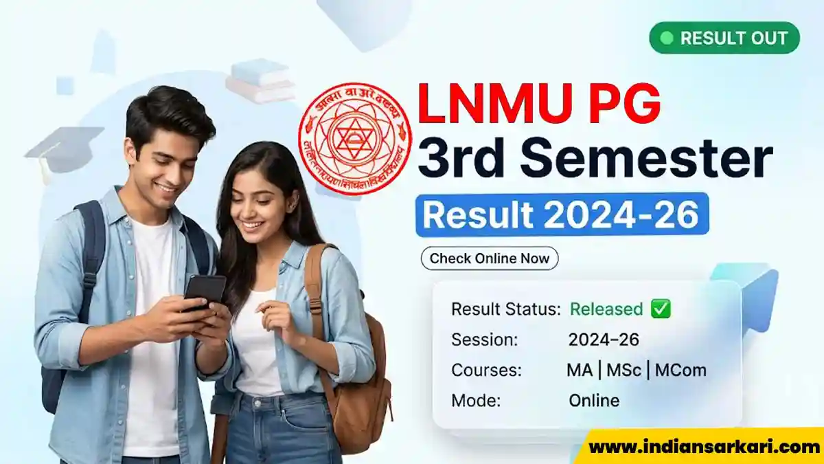 LNMU PG 3rd Semester Result 2024-26
