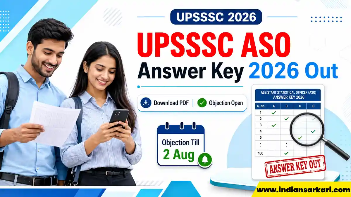 UPSSSC ASO Answer Key 2026