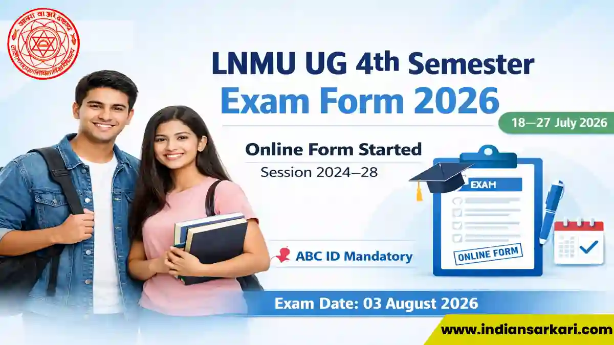 LNMU UG 4th Semester Exam Form 2024-28