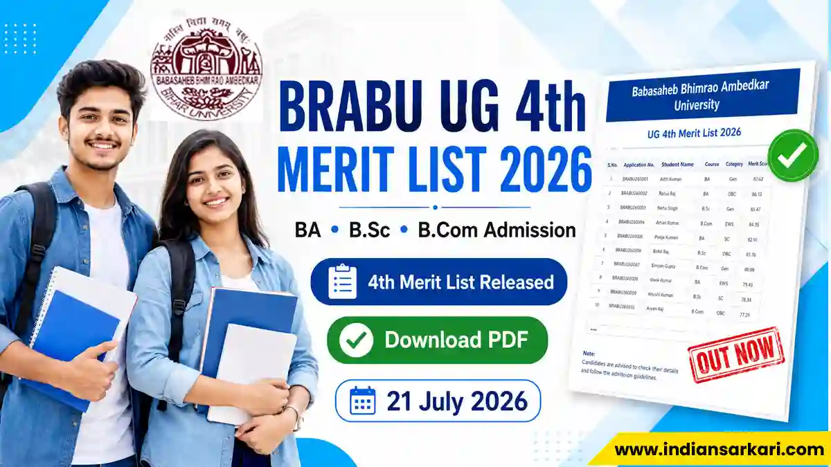 BRABU UG 4th Merit List 2026