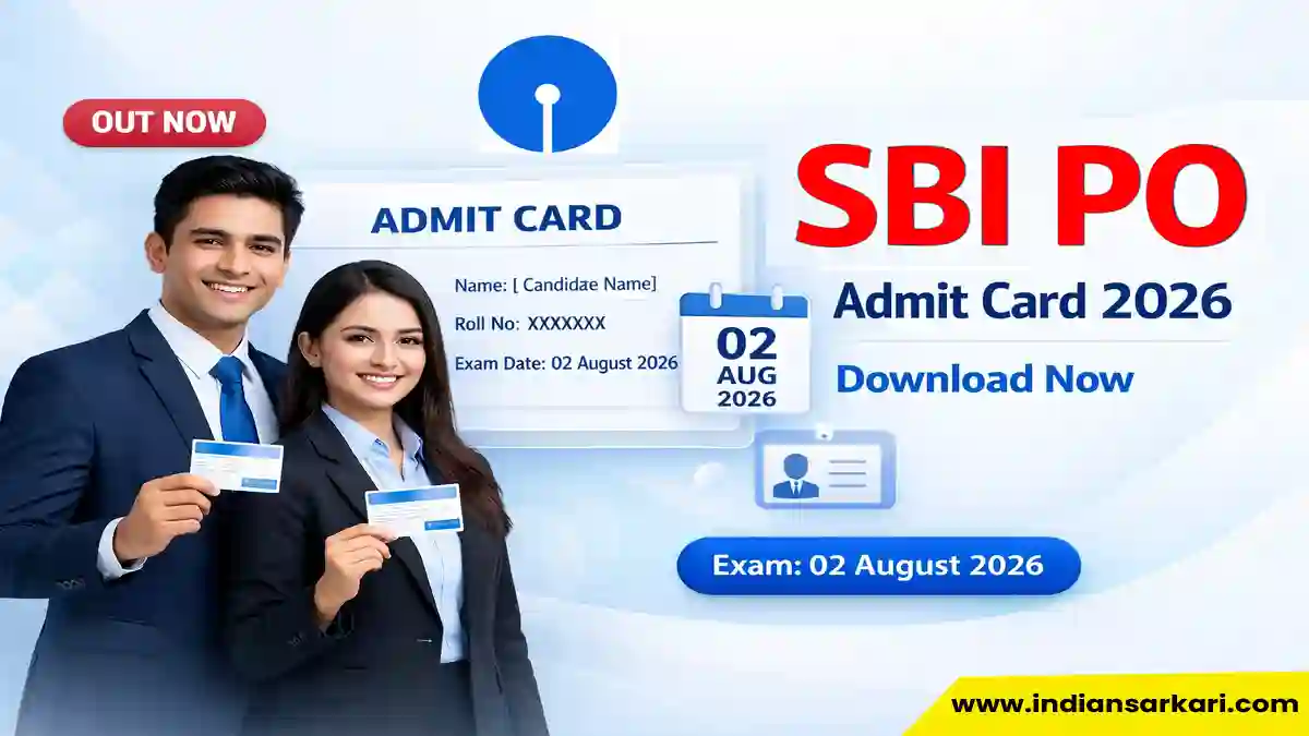 SBI PO Pre Admit Card 2026
