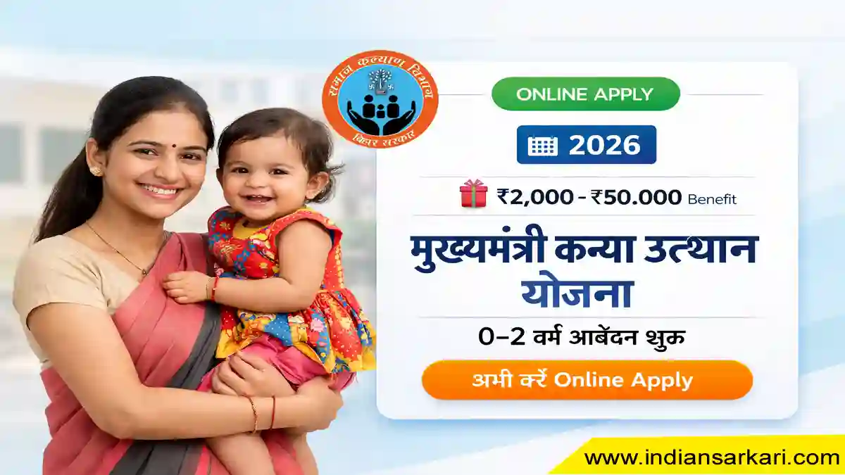 Mukhyamantri Kanya Utthan Yojana 0-2 Years
