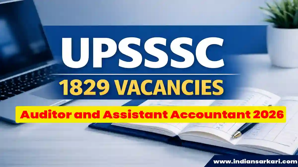 UPSSSC Auditor and Assistant Accountant Recruitment 2026