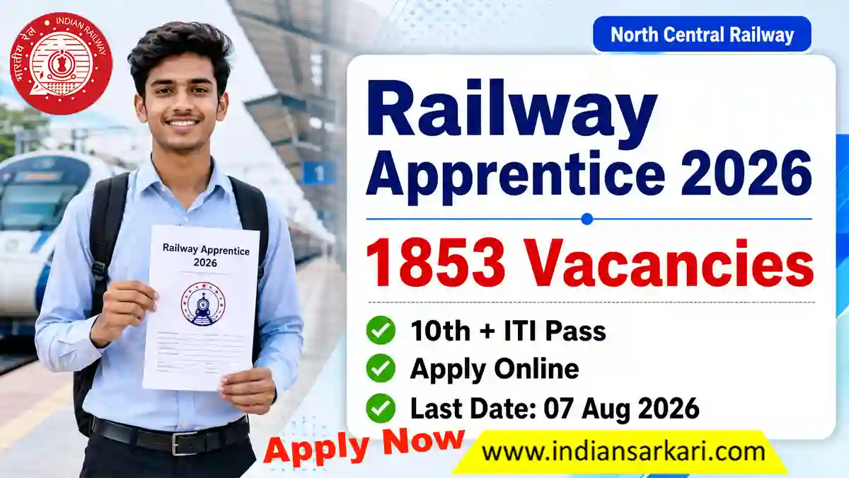North Central Railway Apprentice Recruitment 2026