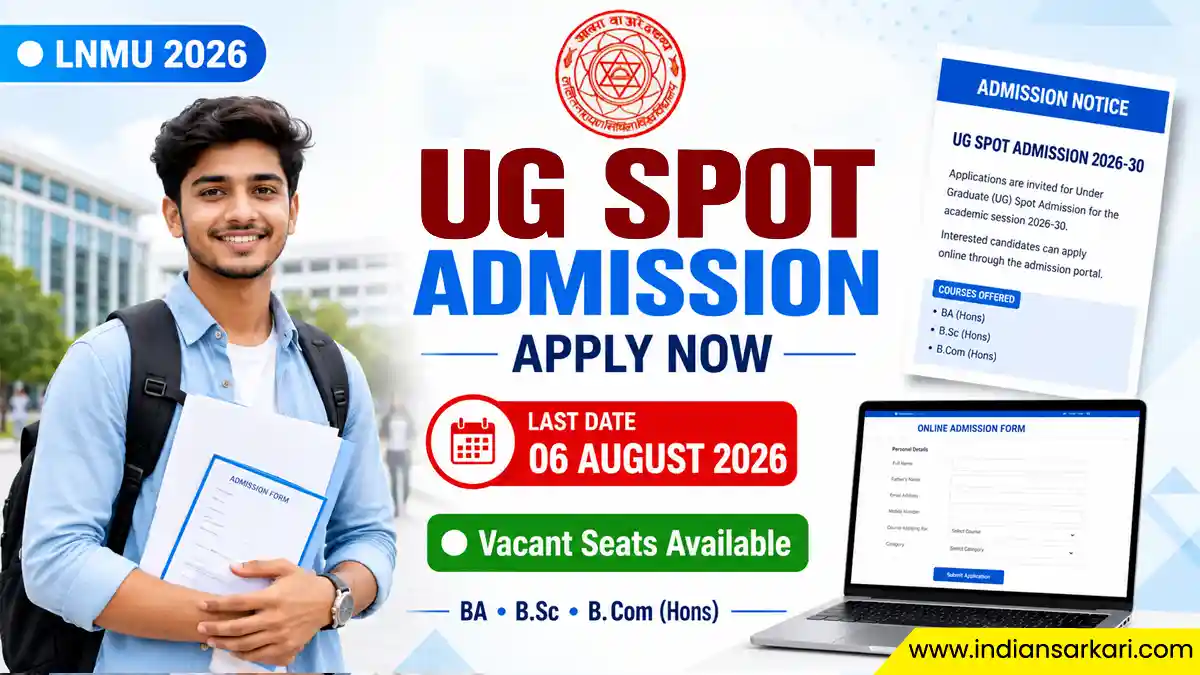 LNMU UG Spot Admission 2026-30