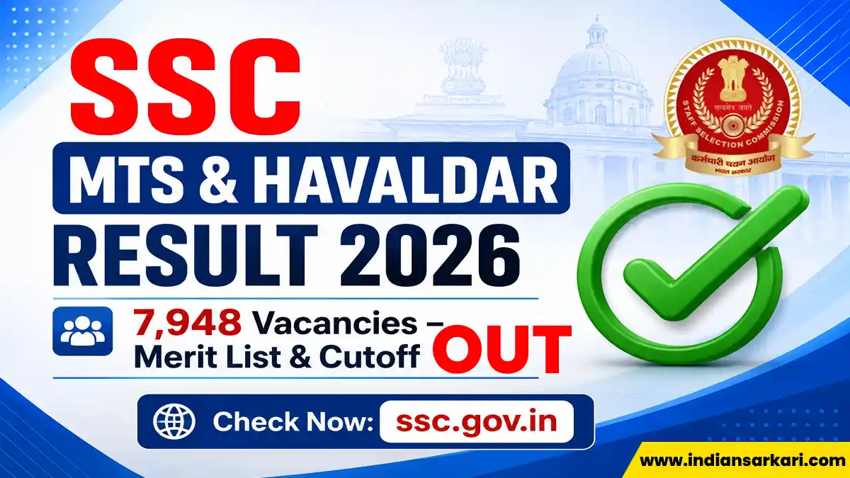 SSC MTS & Havaldar Result 2026