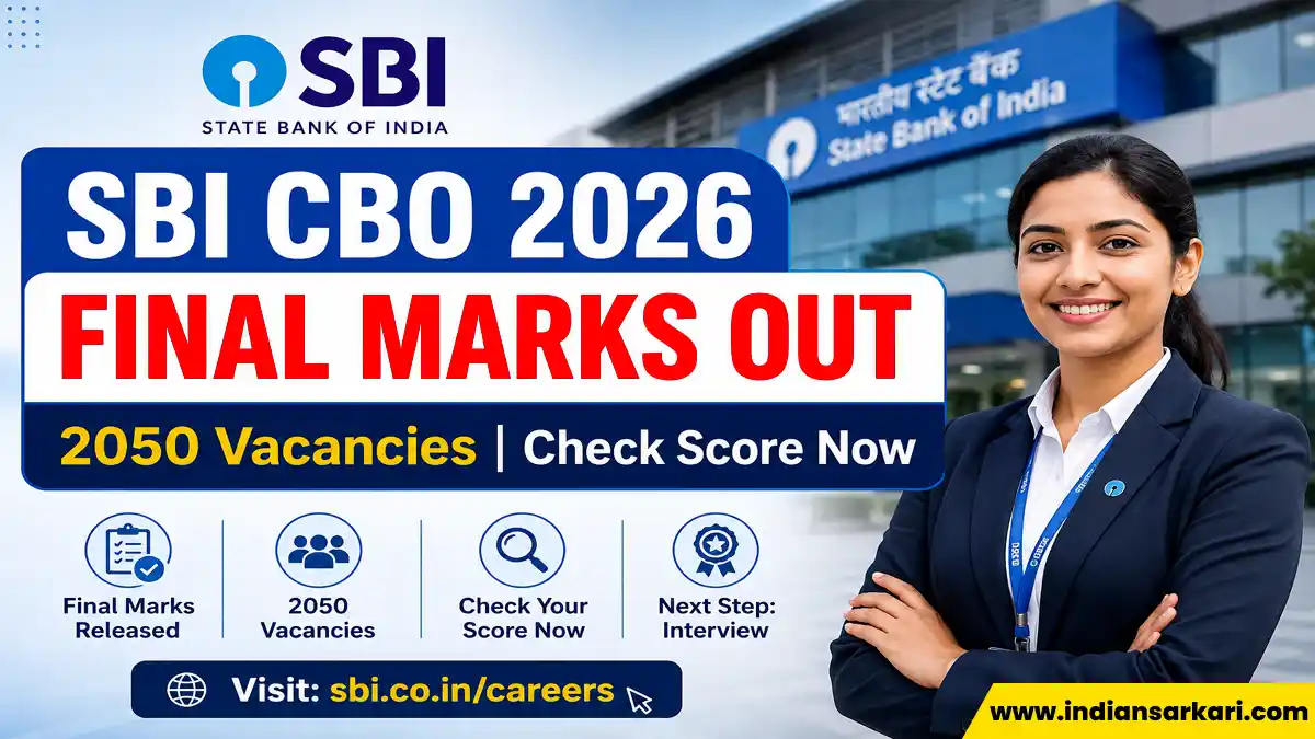 SBI CBO Final Marks 2026