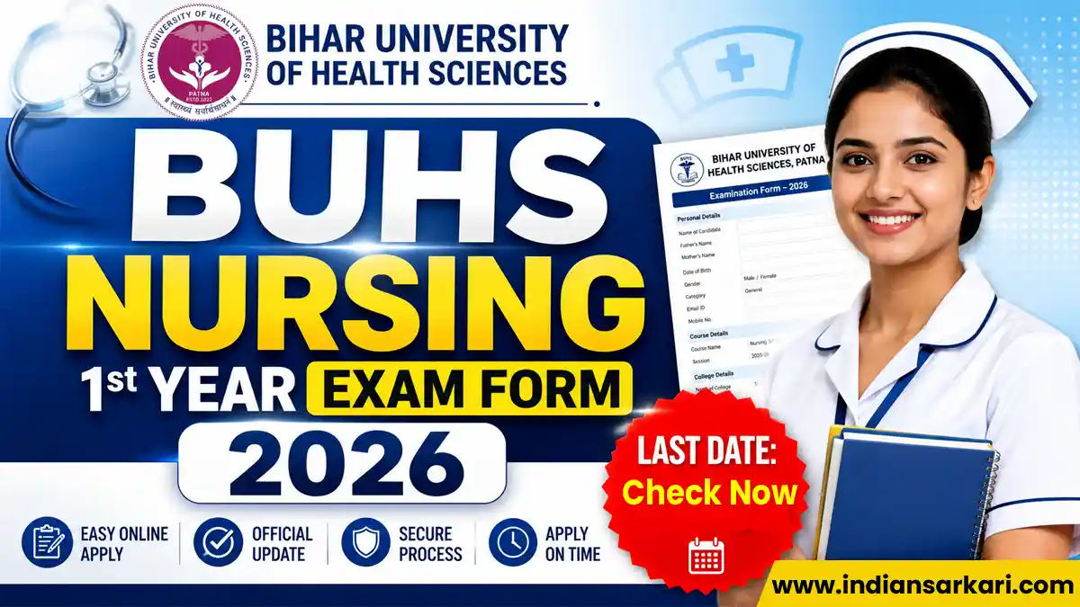 BUHS Post Basic B.Sc Nursing 1st Year 2026 Exam Form