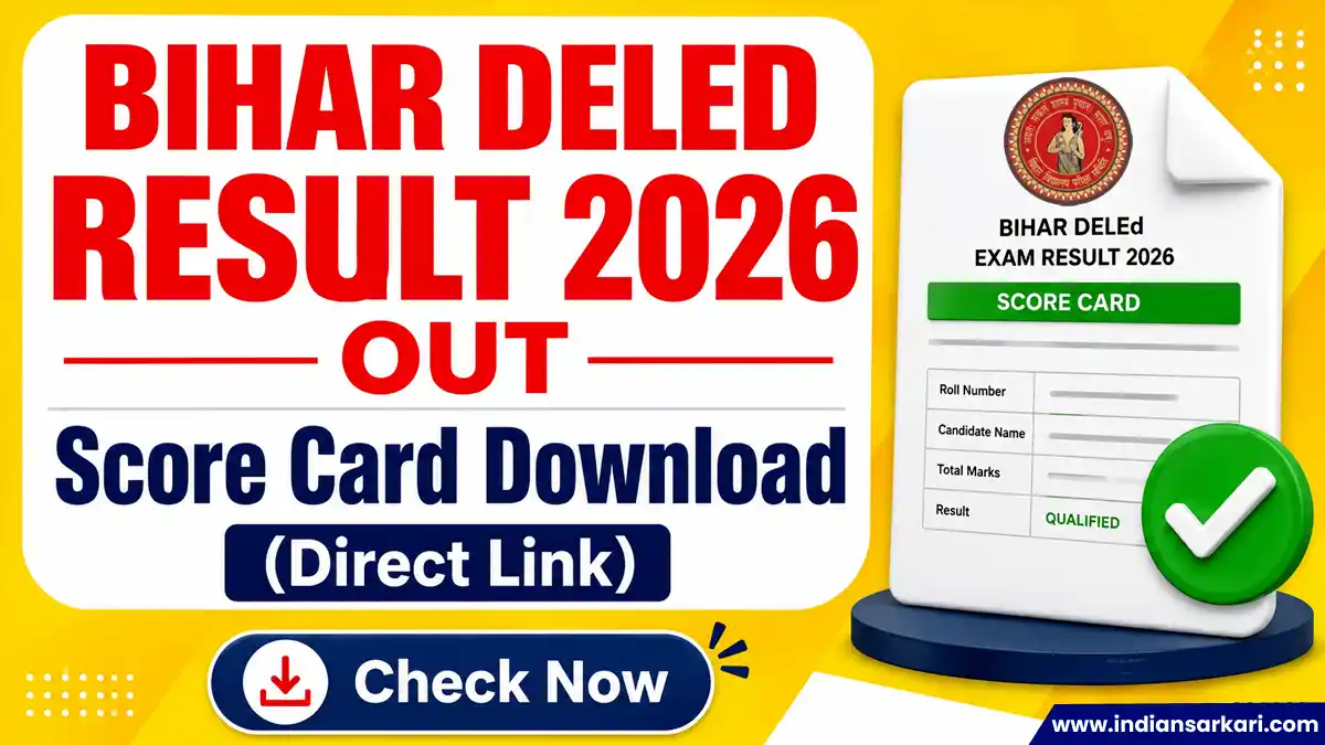 Bihar DElEd Result 2026