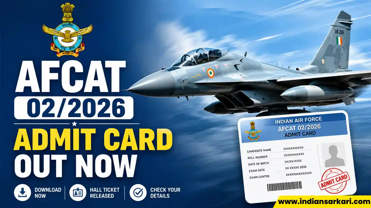 AFCAT 02/2026 Admit Card