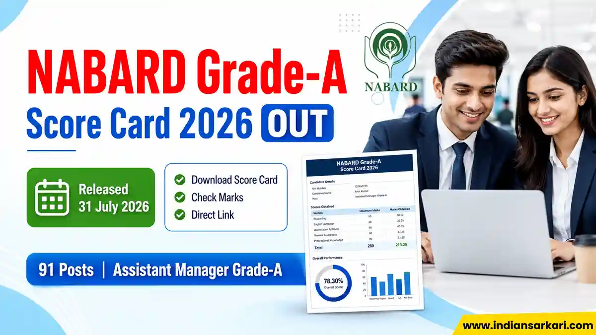 NABARD Assistant Manager Grade A Score Card 2026
