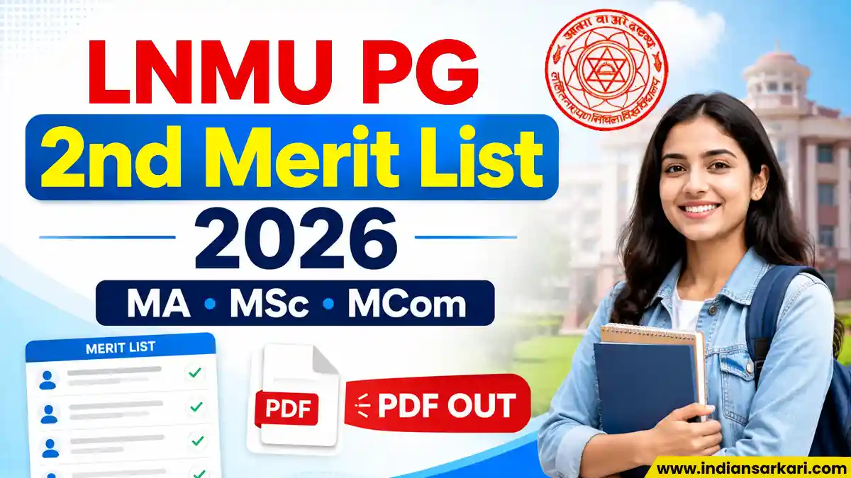 LNMU PG 2nd Merit List 2026