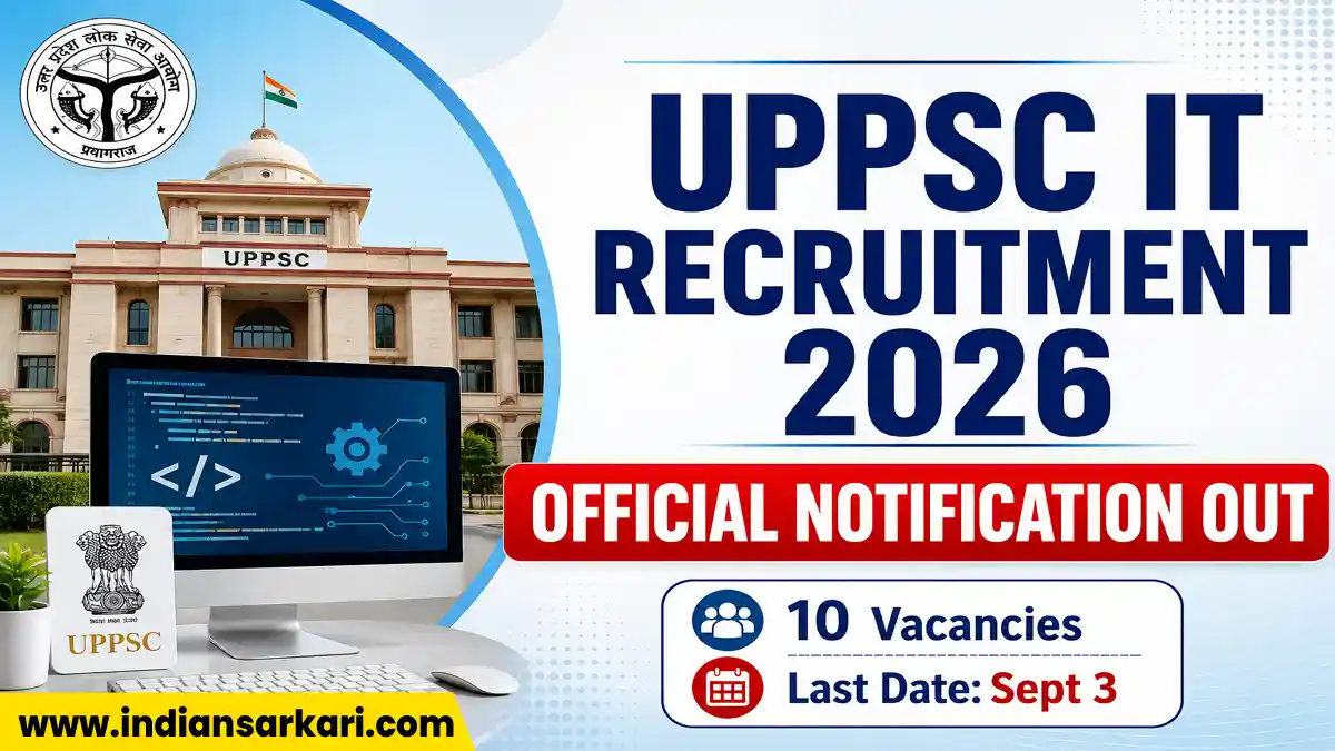 UPPSC IT Recruitment 2026