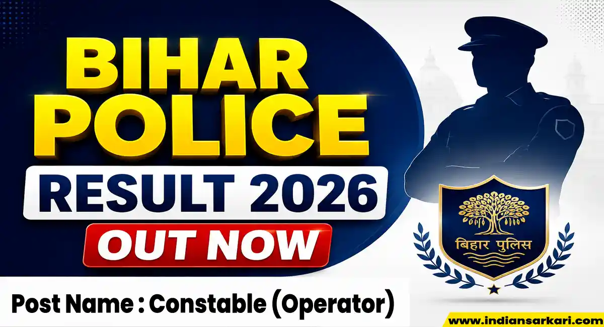 Bihar Police Constable Operator Result 2026