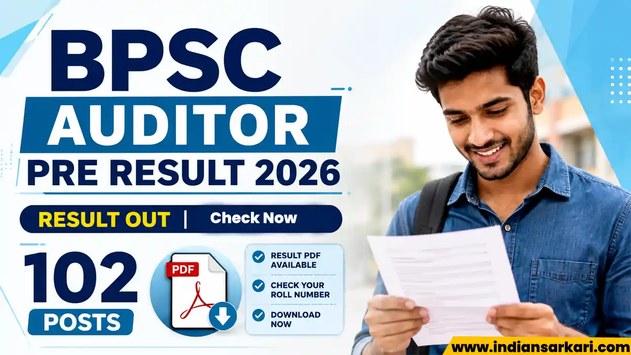 BPSC Auditor Pre Result 2026