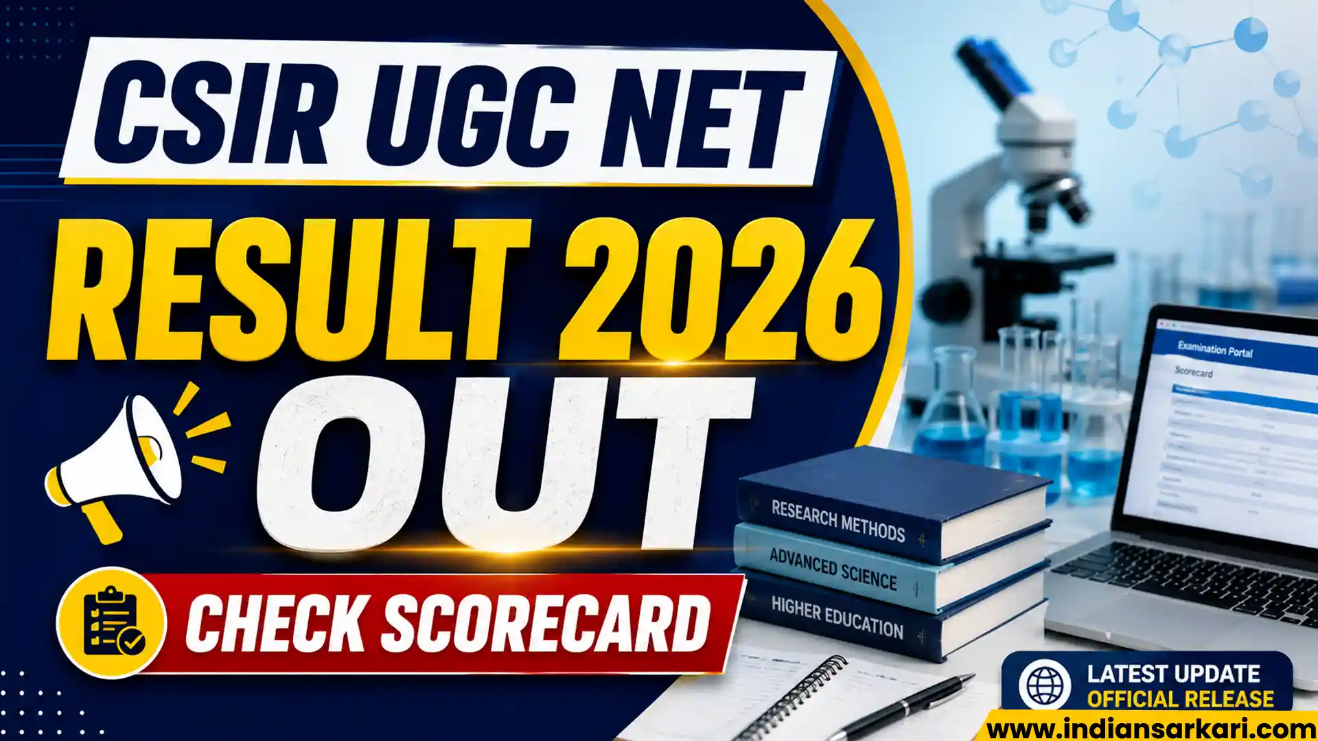 NTA CSIR UGC NET June Result 2026