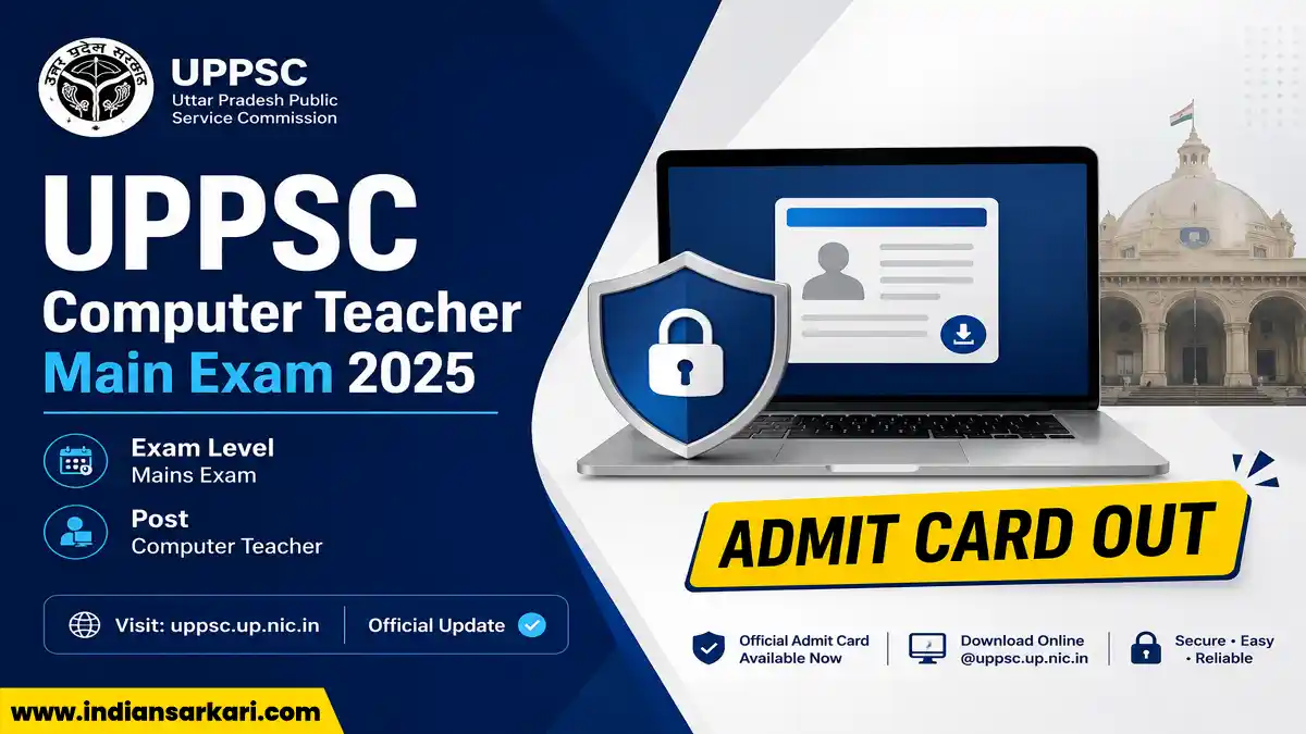 UPPSC LT Grade Assistant Teacher Mains Admit Card 2026