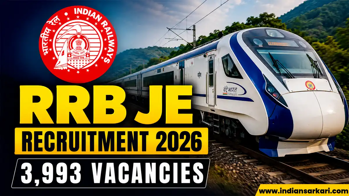 RRB JE Recruitment 2026