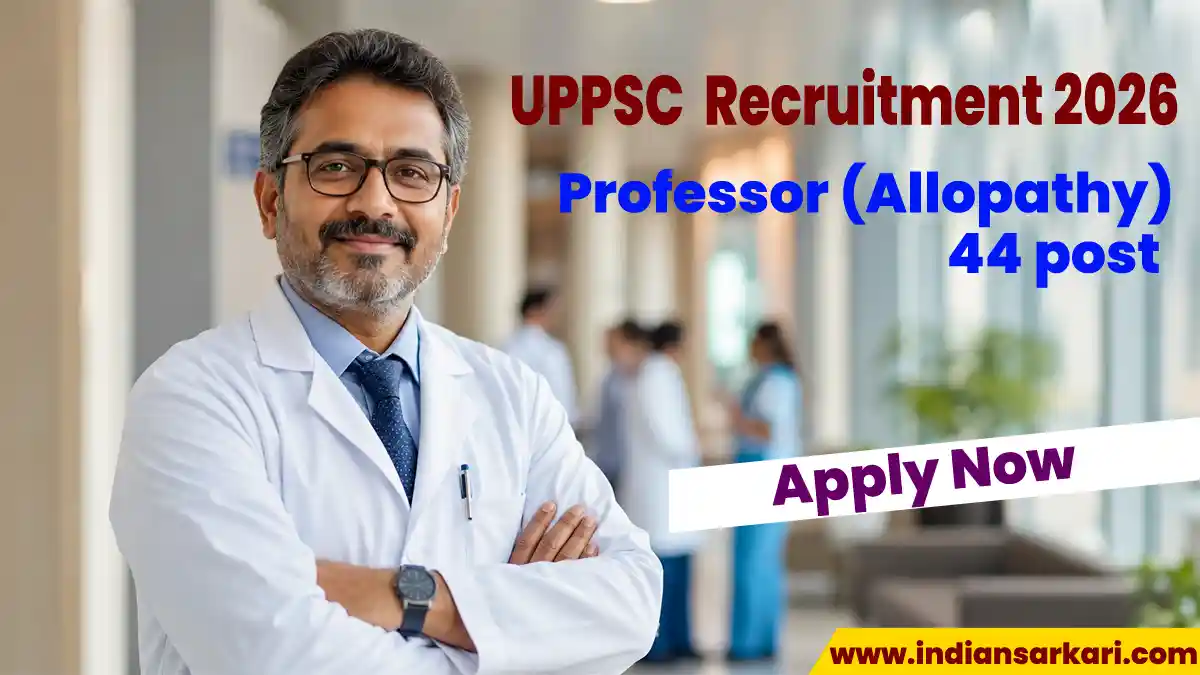 UPPSC Professor Recruitment 2026