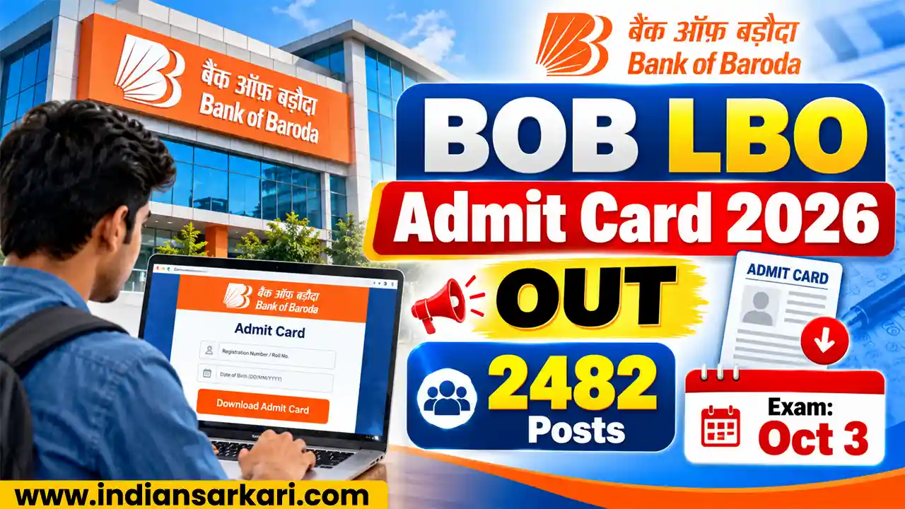 Bank of Baroda LBO Admit Card 2026