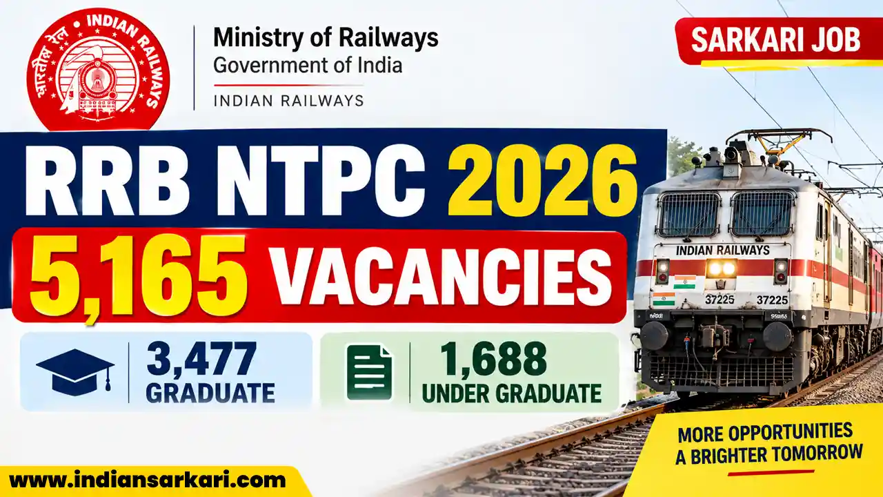 RRB NTPC Recruitment 2026