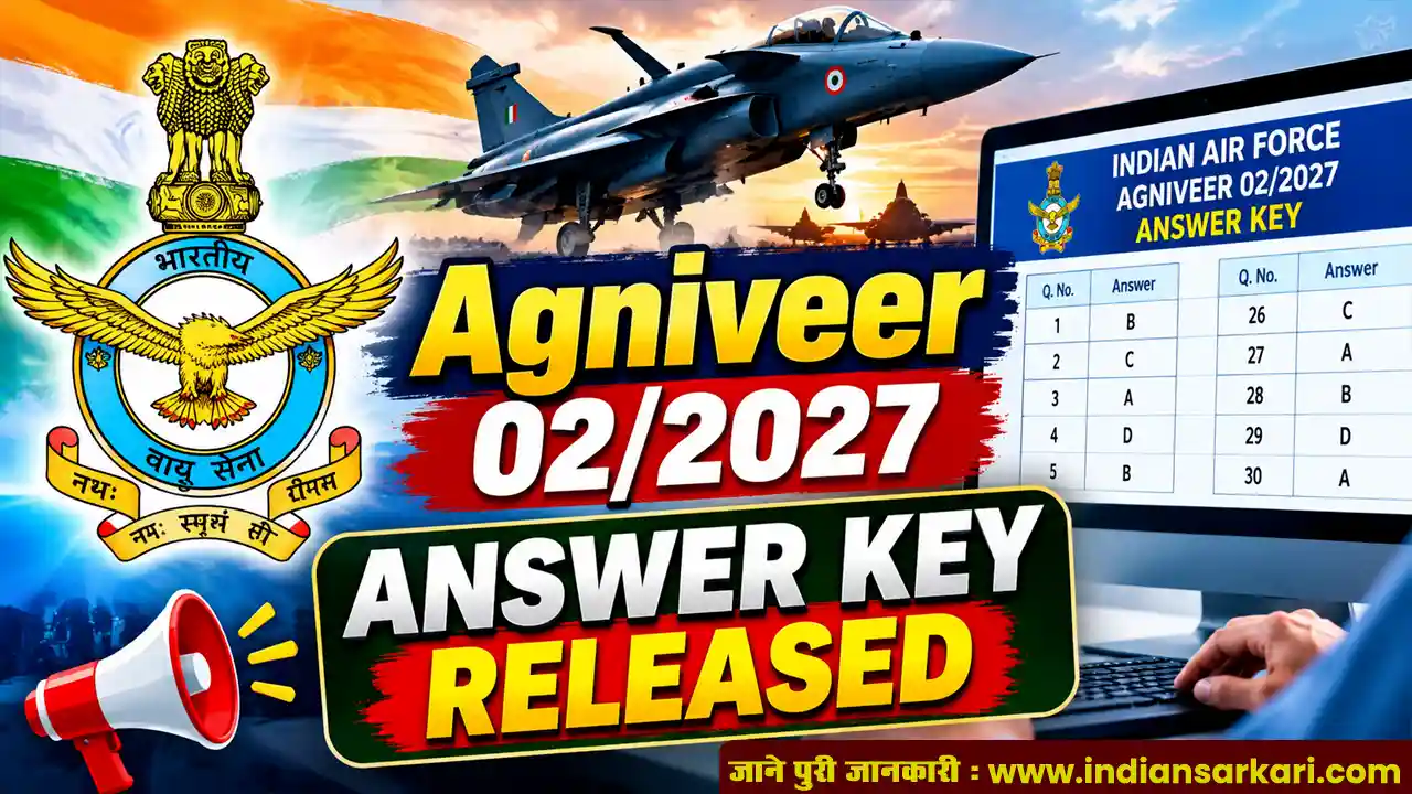 Air Force Agniveer Intake 02/2027 Answer Key
