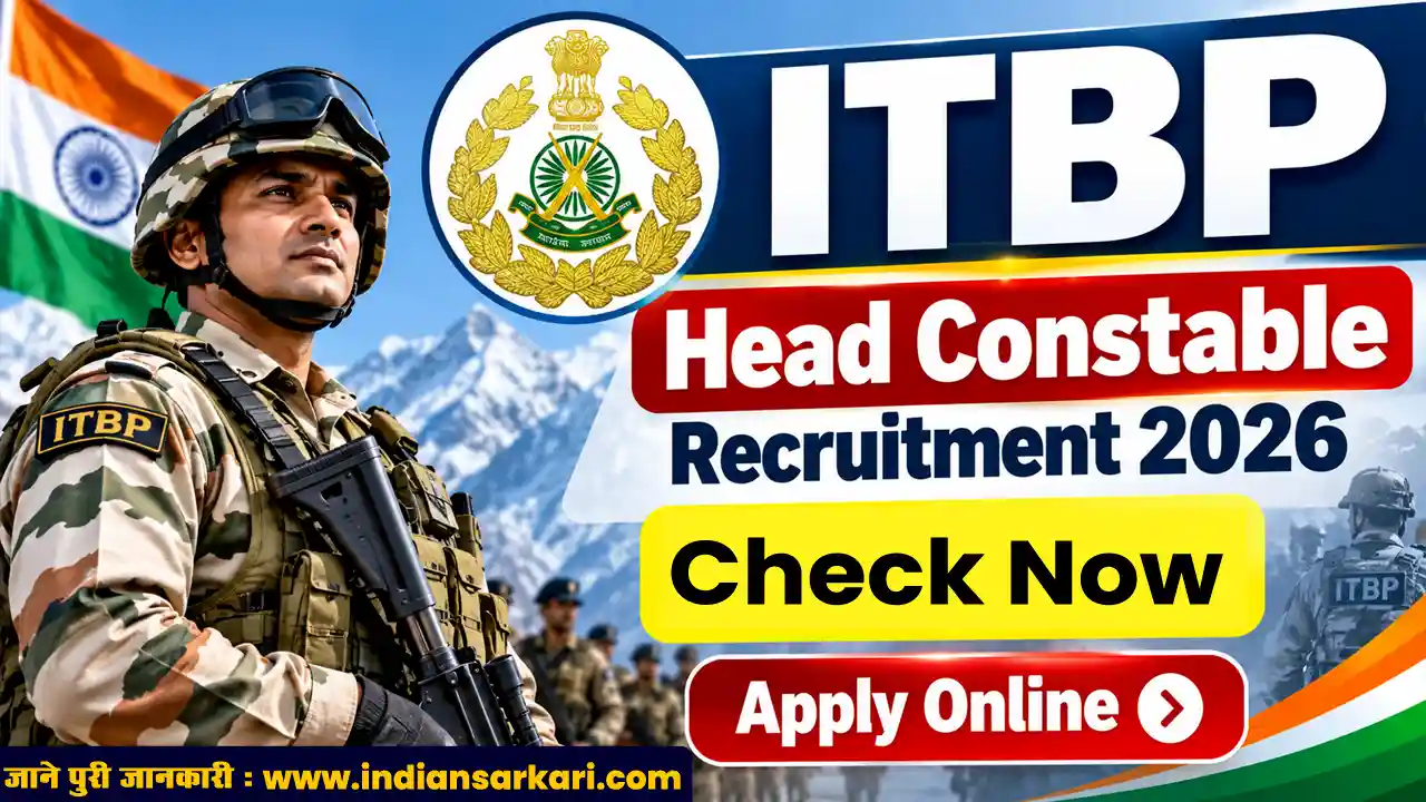 ITBP Head Constable Recruitment 2026