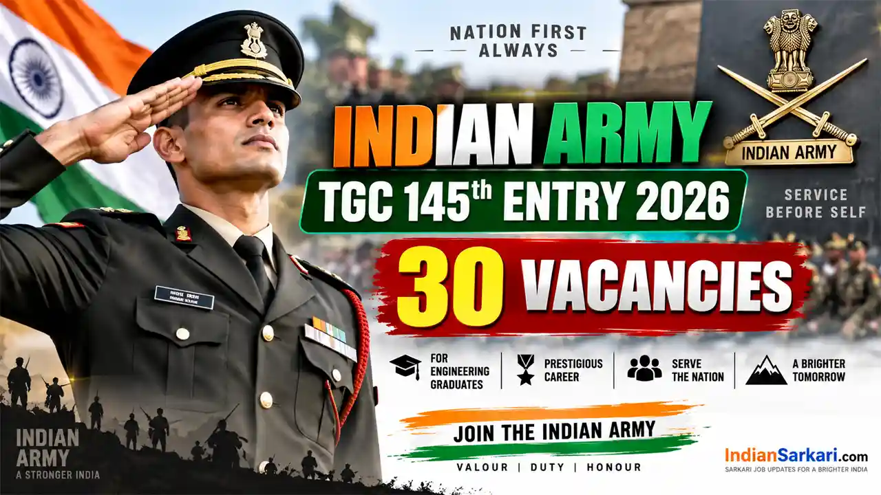 Indian Army TGC 145th Entry 2026