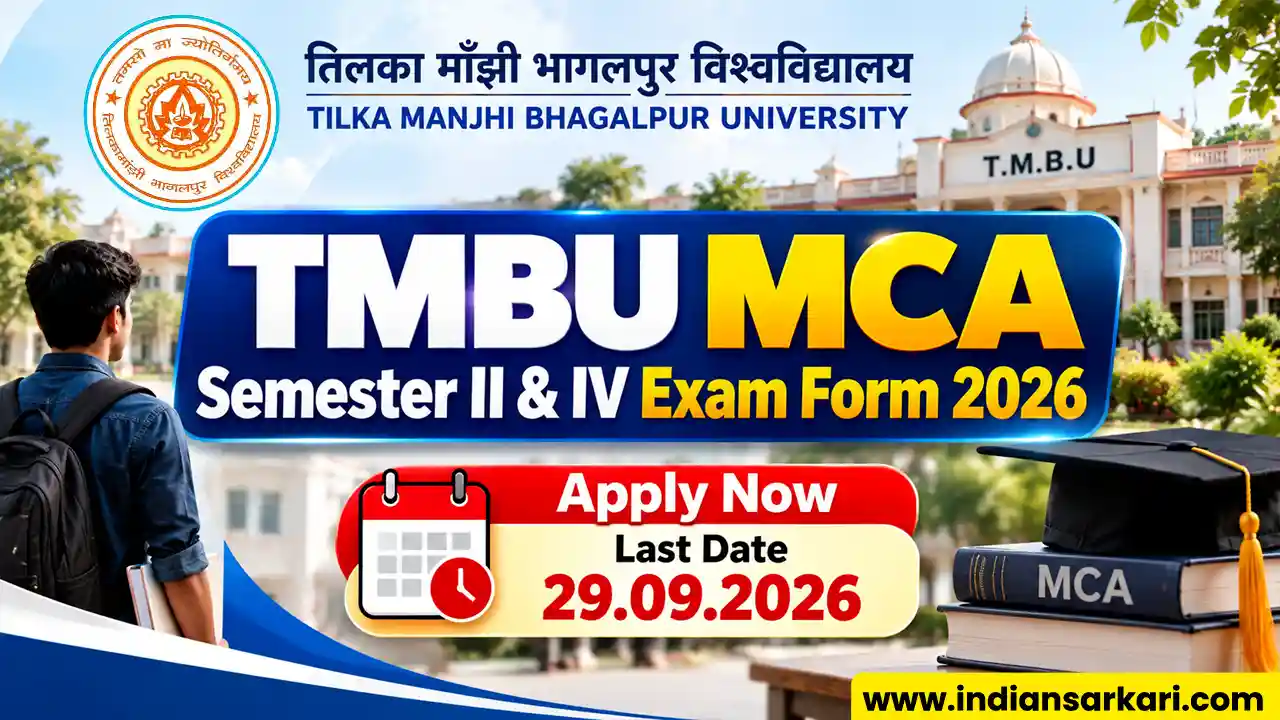 TMBU MCA Semester II & IV Exam Form 2026