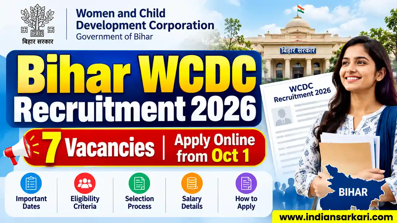 Bihar WCDC Recruitment 2026