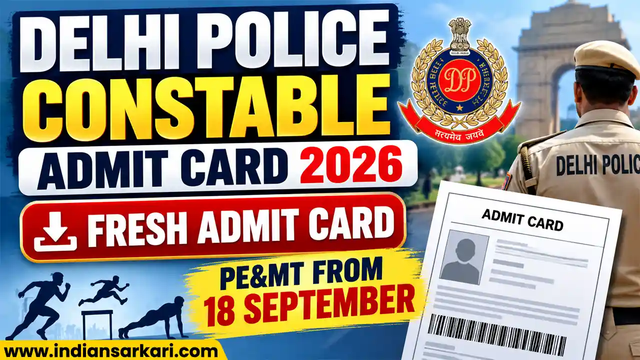 Delhi Police Constable Executive PE&MT 2026
