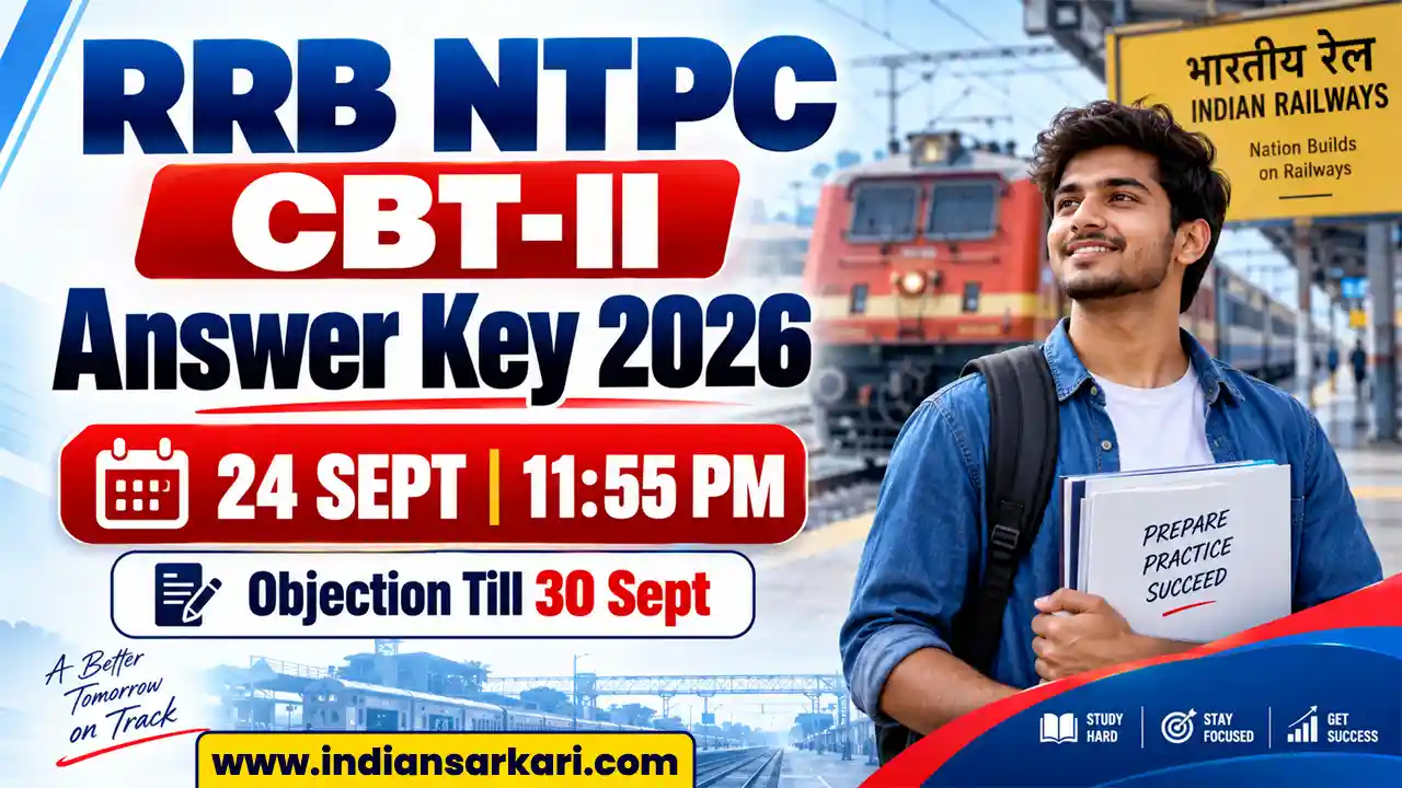 RRB NTPC UG CBT-II Answer Key 2026