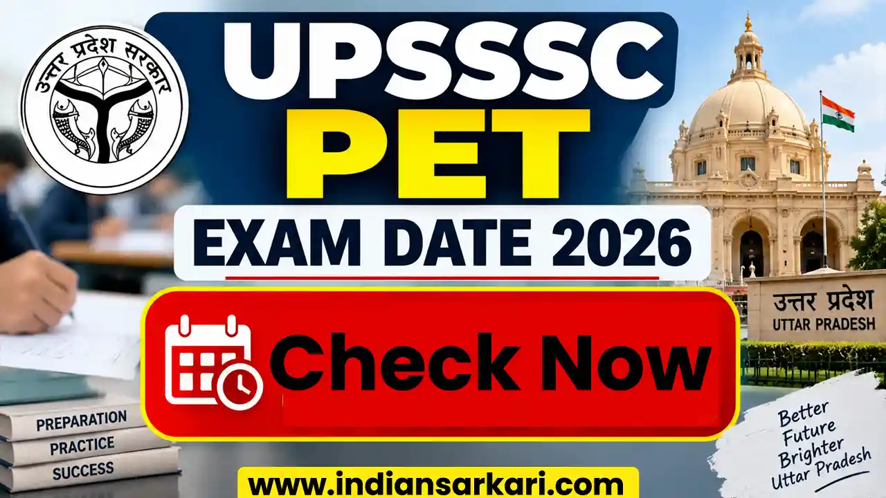 UPSSSC PET Exam Date 2026