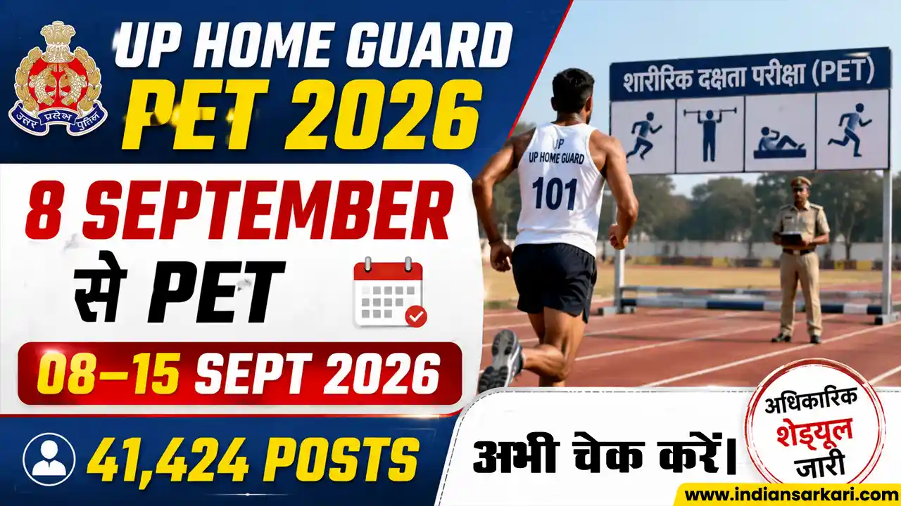 UP Home Guard PET Admit Card 2026
