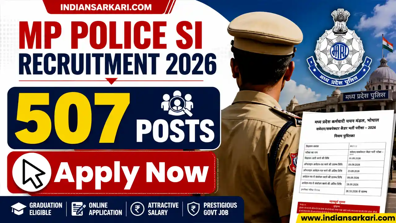 MPESB SI Recruitment 2026