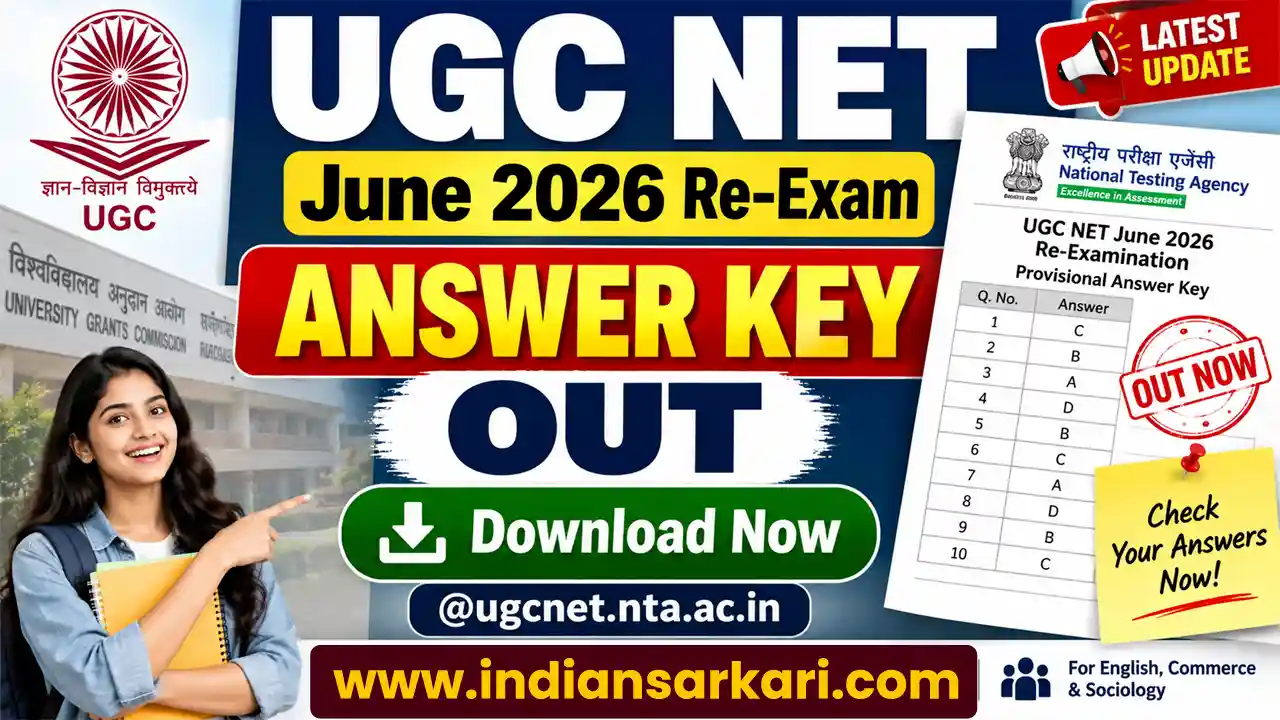 UGC NET June 2026 Re-Exam Answer Key