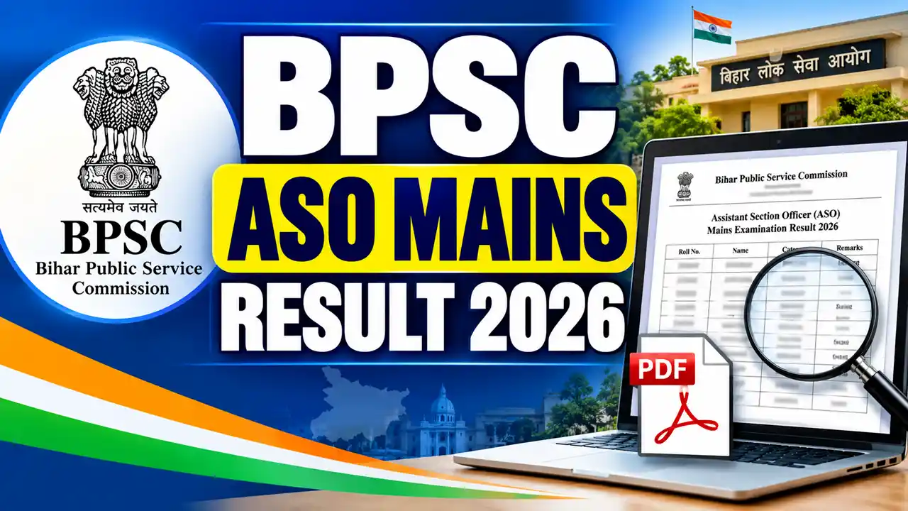 BPSC ASO Mains Result PDF 2026