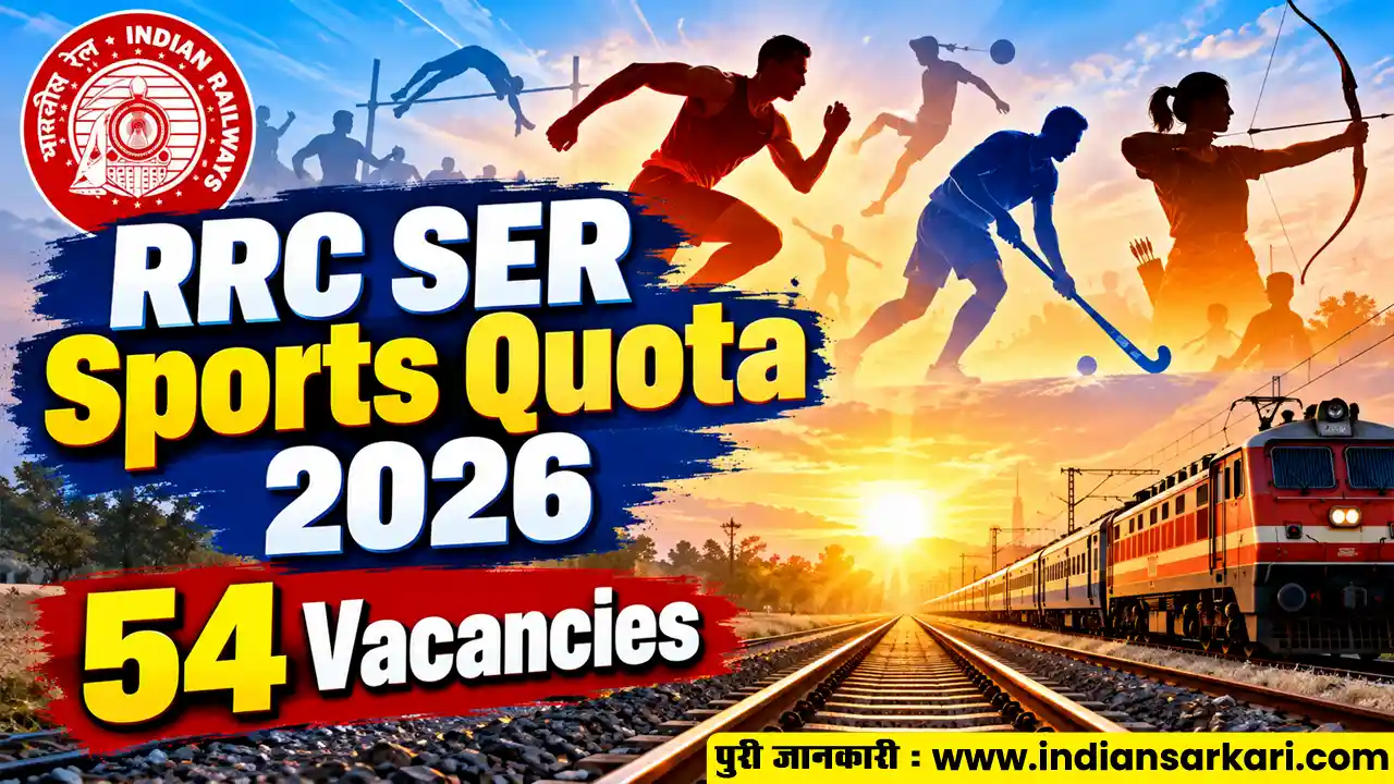 RRC SER Sports Quota Recruitment 2026