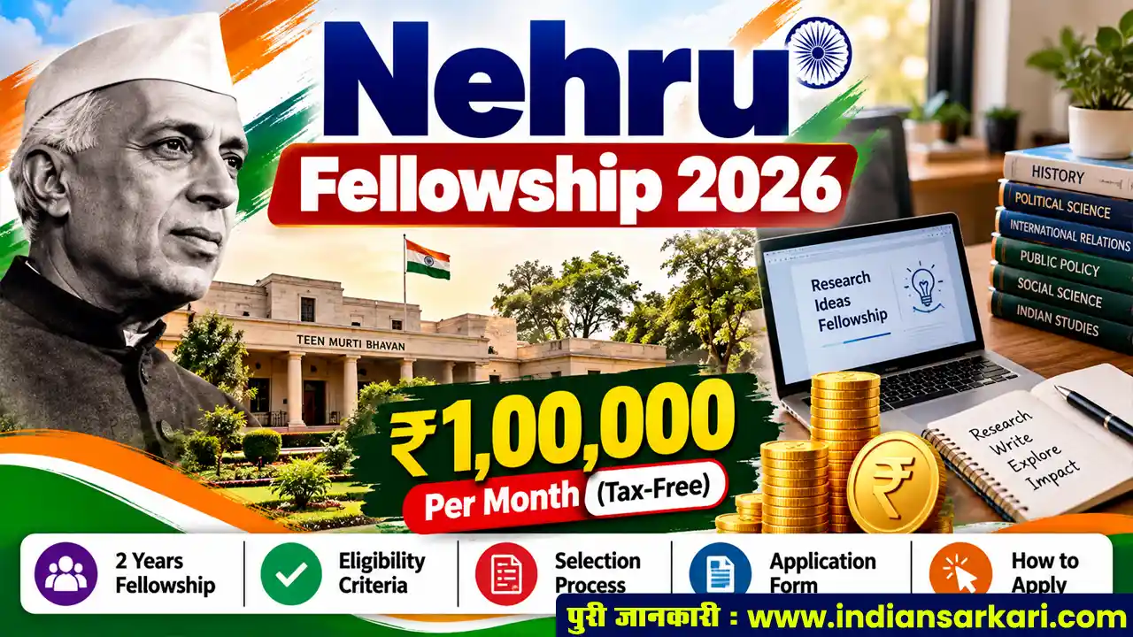 Jawaharlal Nehru Fellowship 2026