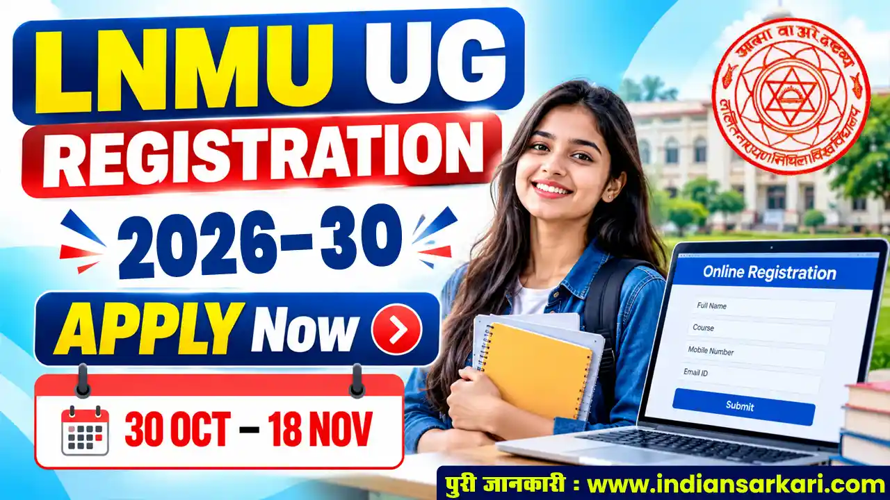 LNMU UG 1st Semester Registration 2026-30